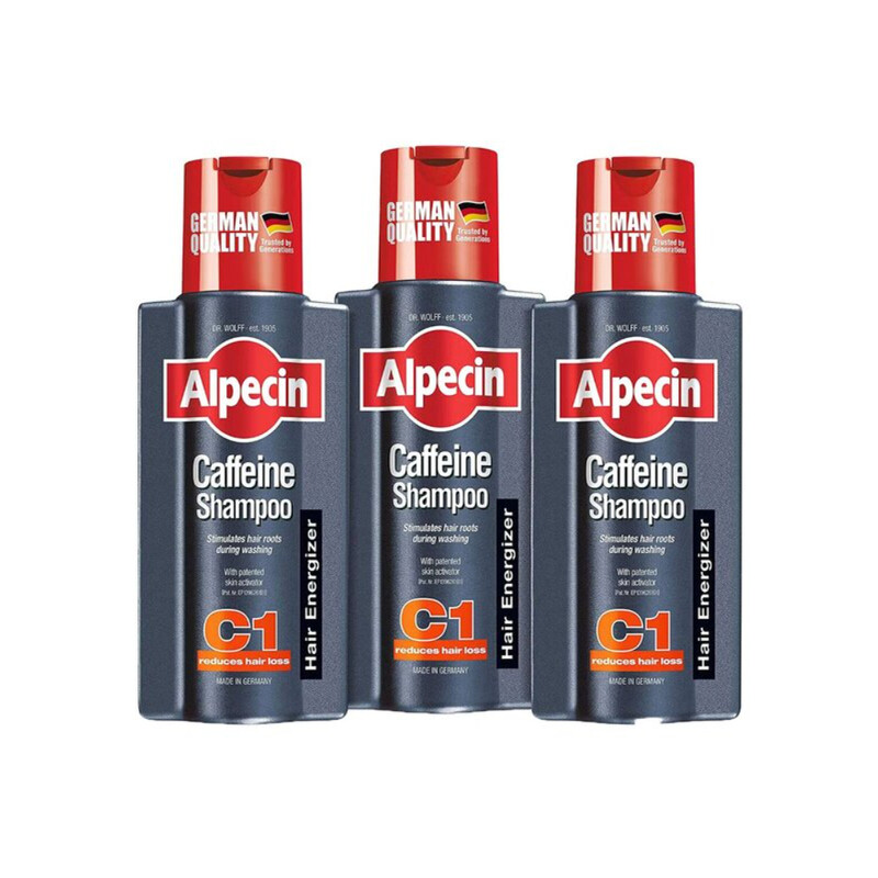 

Generic Alpecin Caffeine Hair Energizer Shampoo for All Hair Types, 3 x 250ml