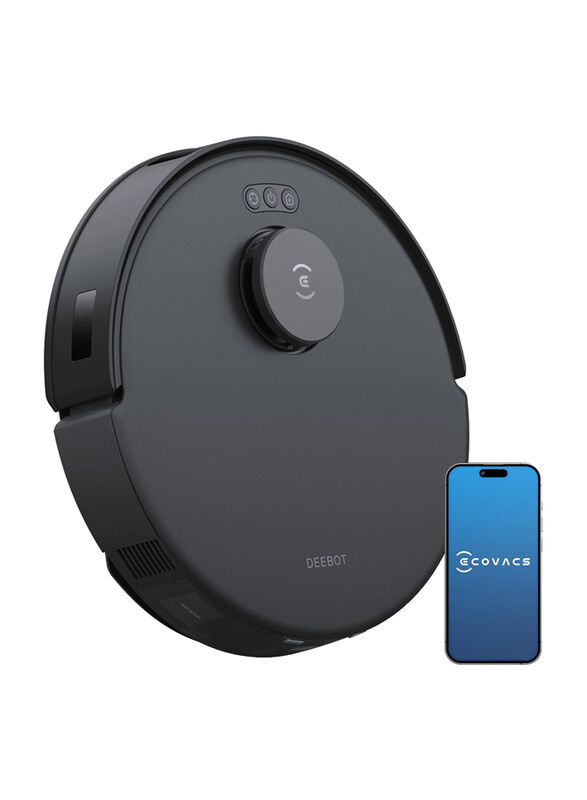 

Ecovacs 2 In 1 Vacuum and Mop Robot Cleaner, 400ml, 45W, Deebot N20 PRO, Black