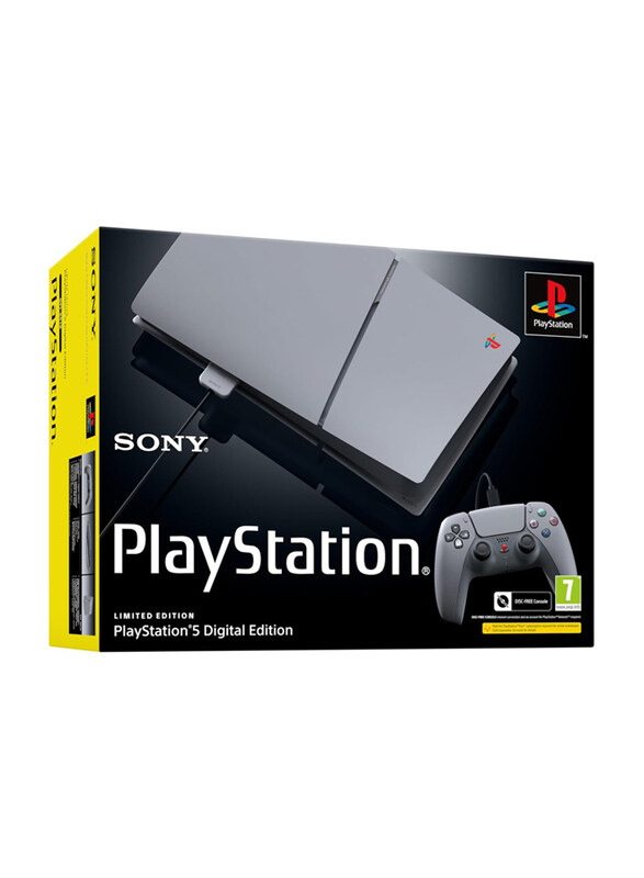 

Sony PlayStation 5 Digital 30th Anniversary Edition Console, With 1 Controller, Grey