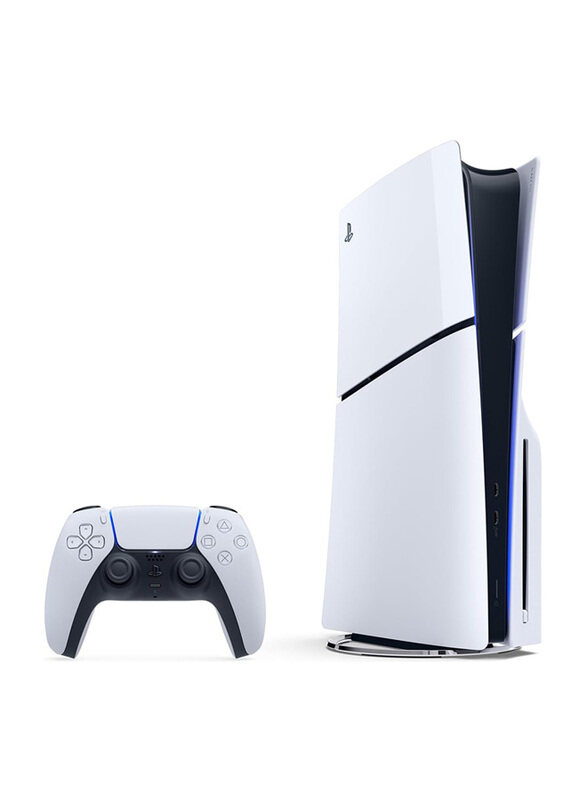 

Sony PlayStation 5 Slim Disc New 2023 Model International Version Console, 1TB, With 1 Controller, White
