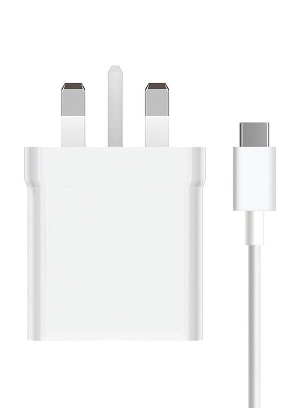 

Xiaomi Wall Charger with Lightning to USB Data and Charge Cable, 33W, White