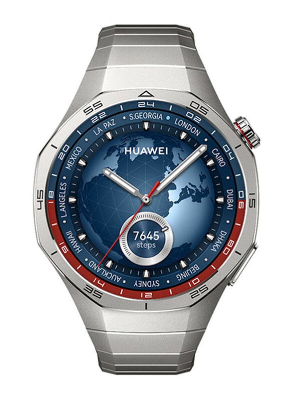 

Huawei Watch GT5 Pro 46mm Smartwatch with Freebuds5i, Titanium