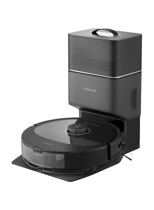

Roborock Q8 Max+ Robot Vacuum Cleaner with Self-Draining Suction Station (7 Weeks) / DuoRoller Brush / 5500 Pa Suction Power/No-Go Zones/Cleaning alon