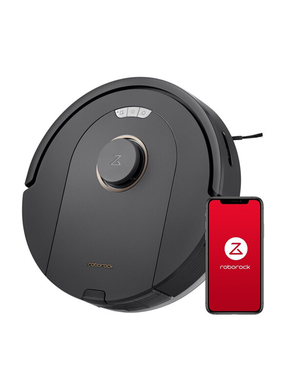 

Roborock Q5 Pro Robotic Vacuum and Mop Combo, 770ml, 58W, Q50ULE, Black