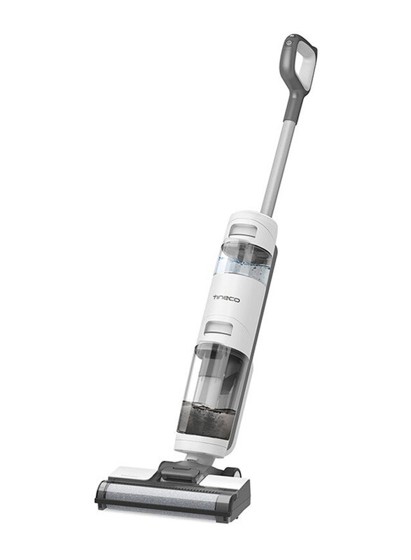 

Tineco iFloor 3 Breeze Cordless Floor Vacuum Cleaner & Mop, 0.6 L, 190W, White/Grey