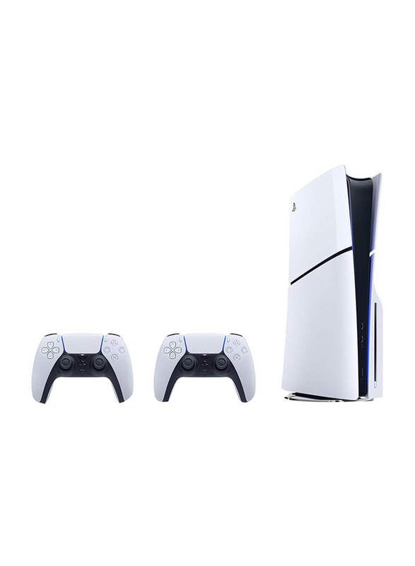 

Sony PlayStation 5 Slim Disc DualSense Wireless Controller Double, CFIJ-10018, White