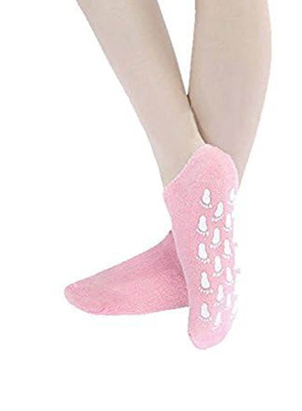 Spa Moisturizing Gel Socks for Dry Feet & Ankles, 1 Pair