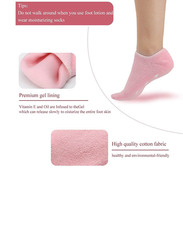 Clopic Spa Moisturizing Gel Socks for Dry Feet & Ankles, 1 Pair