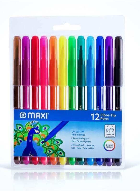 

Generic 12-Piece Washable Felt Pens Multicolour