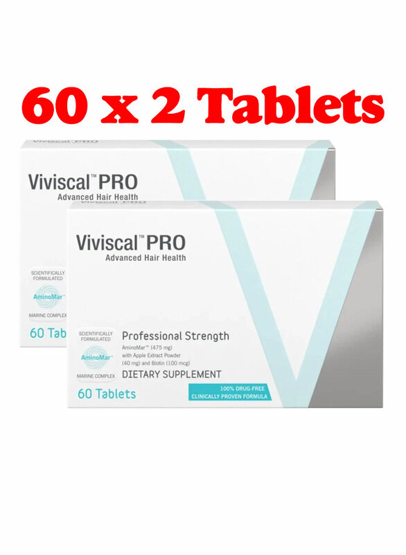 

Viviscal Pro Premium Hair Nourishment Formula Professional-Strength Support for Thicker Healthier Hair Pack of 2