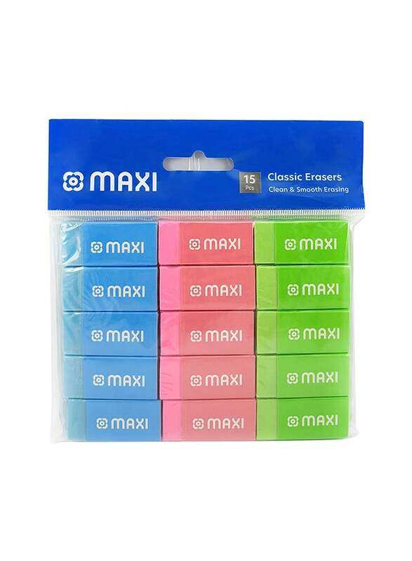 

Generic 15- Piece Erasers Multicolour