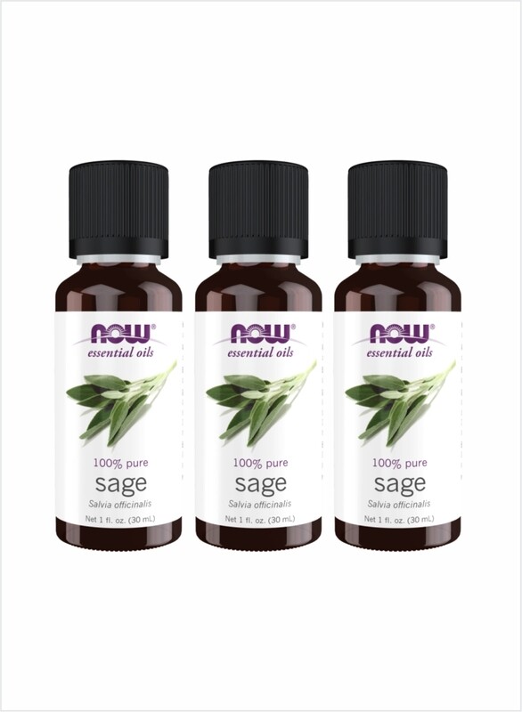 

Now Essential Oils 100% Pure Sage Oil 30ml Pack of 3