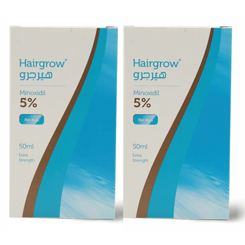 

Dar Al Dawa Dar-Al-Dawa Hairgrow 5% Minoxidil 50 ML Combat Hair Loss and Thinning (Pack Of 2)