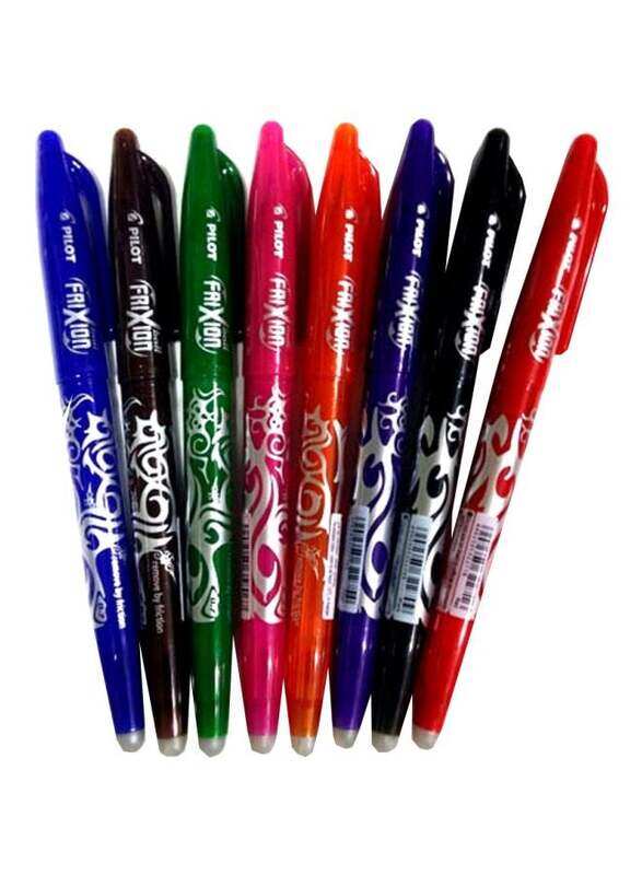 

Generic Pack Of 8 Frixion Erasable Ball Point Pen Multicolour