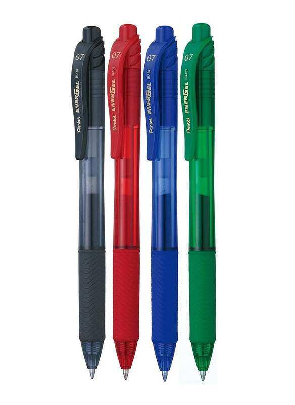 

Generic 4-Piece Energel Gel Ink Pen 0.7mm Tip Multicolour