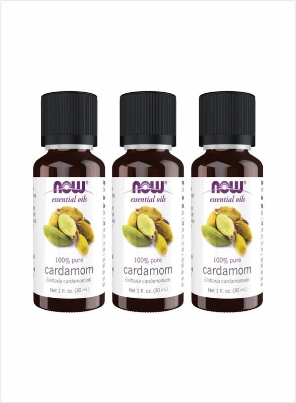 

NOW Cardamom Essential Oil Spicy Aromatherapy Blend, 30ml Pack of 3
