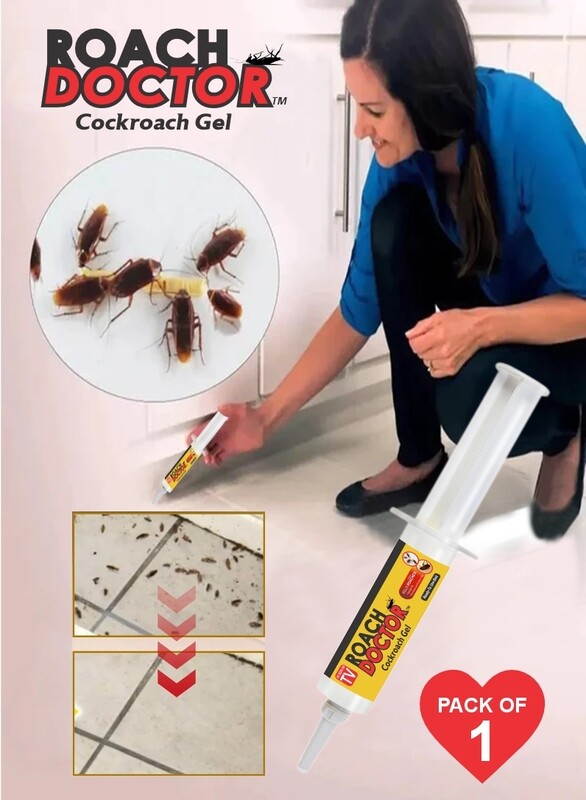 

As Seen On TV Cockroach Killer Gel Bait - Safe & Effective Pest Control for Indoors & Outdoors