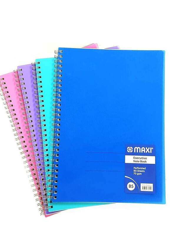 

Generic 80-Sheet B5 Size Executive Notebook 4 Piece Set