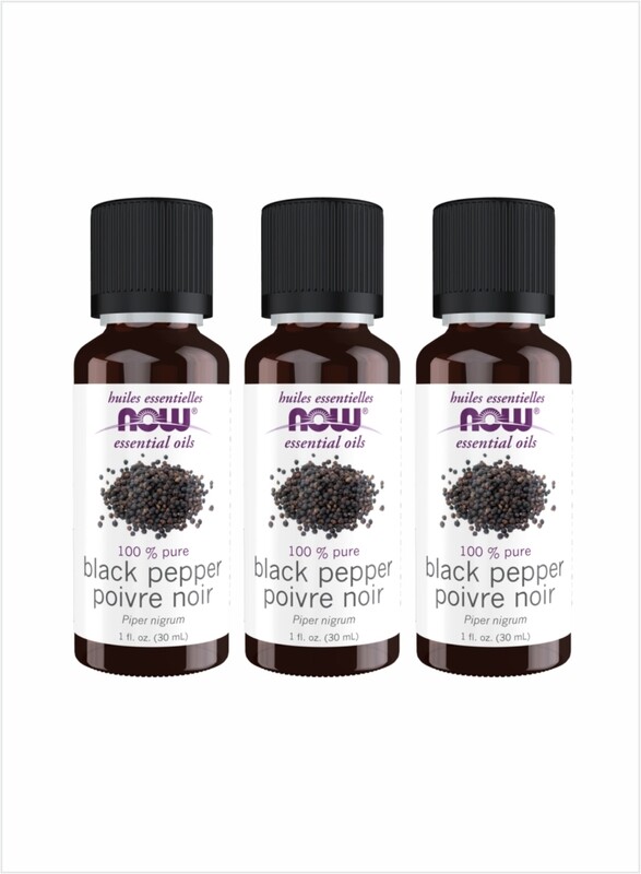 

NOW Black Pepper Essential Oil Poivre Scent, 30ml Pack of 3