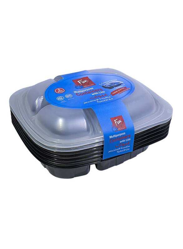

Pack of 5 Disposable Containers And lids