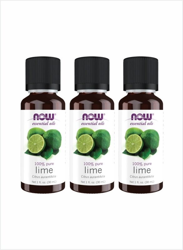 

NOW 100% Pure Lime Essential Oil Refreshing Citrus Scent, 30ml Pack of 3