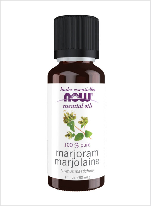 

NOW 100% Pure Marjoram Essential Oil Calming Herbaceous Aroma, 30ml