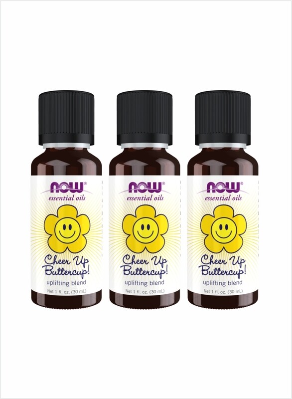 

NOW Cheer Up ButterCup Essential Oil Bright & Uplifting Blend, 30ml Pack of 3