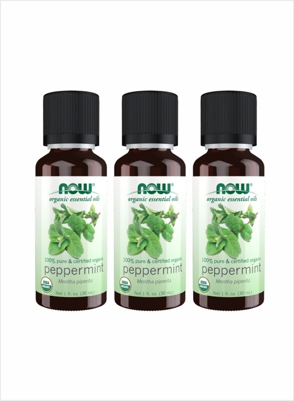 

Now Essential Oils 100% Pure Organic Peppermint Oil 30ml Pack of 3