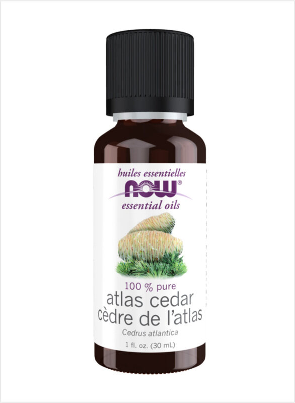 

Now Pure Atlas Cedar Essential Oil Premium Aromatherapy Blend, 30ml