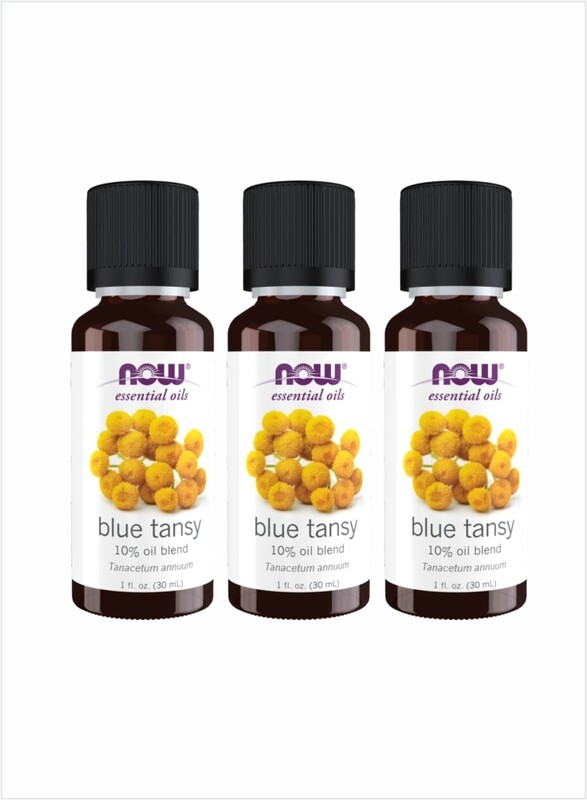 

NOW Blue Tansy Essential Oil Relaxation Aromatherapy, 30ml Pack of 3