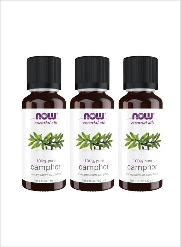 

NOW Camphor Essential Oil Pure Natural Remedy, 30ml Pack of 3