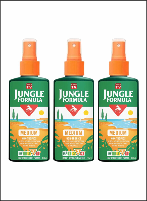 

AS SEEN ON TV Pack of 3 Jungle Formula - Superior Mosquito Repellent for Maximum Safety in Any Environment