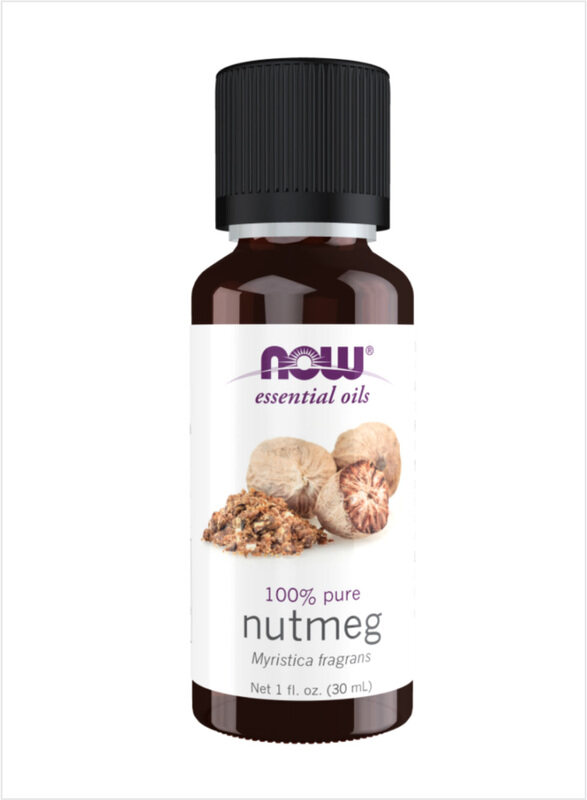 

NOW Essential Oils 100% Pure Nutmeg Oil Warm & Spicy, 30ml