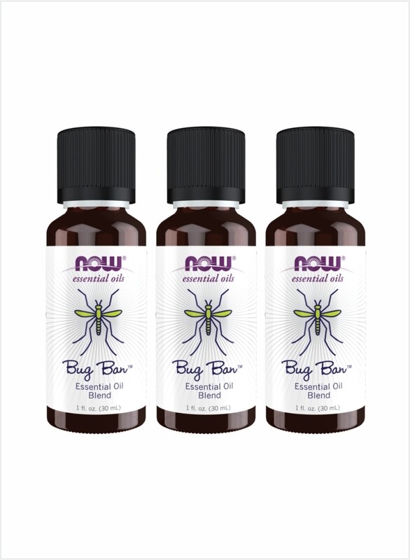 

NOW Bug Ban Essential Oil Bug Protection Blend, 30ml Pack of 3