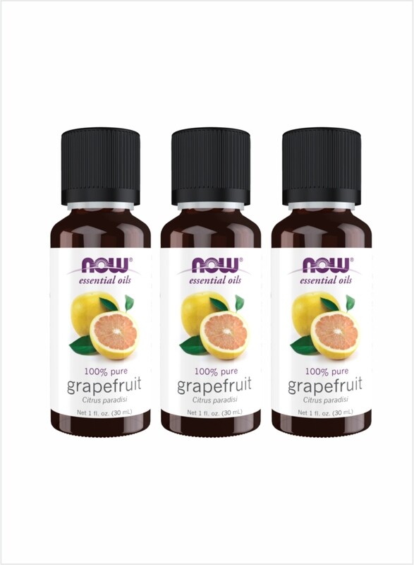 

NOW Grapefruit Essential Oil Pure Refreshing Citrus, 30ml Pack of 3