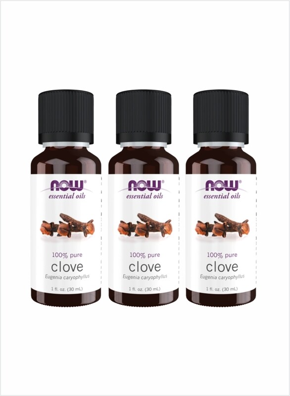 

NOW Clove Essential Oil Invigorating Spice Blend, 30ml Pack of 3