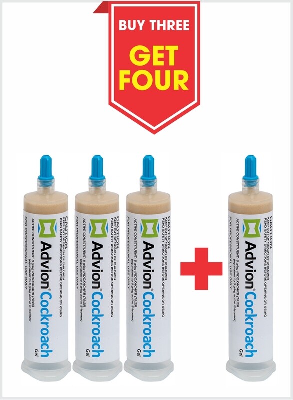 

Syngenta Advion Cockroach Gel Bait Indoor & Outdoor Use 30g Pack Of 3