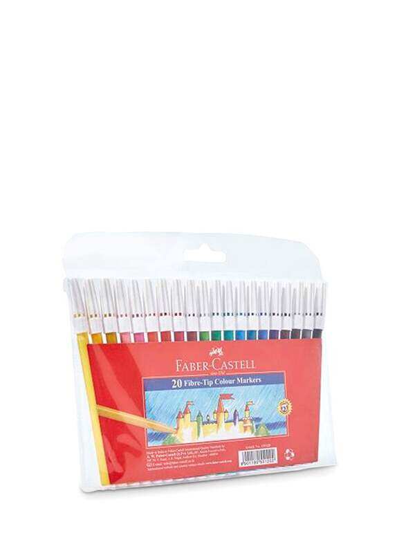 

Generic Faber-Castell 20 Fibre -Tip Color Marker 155120 Multicolour