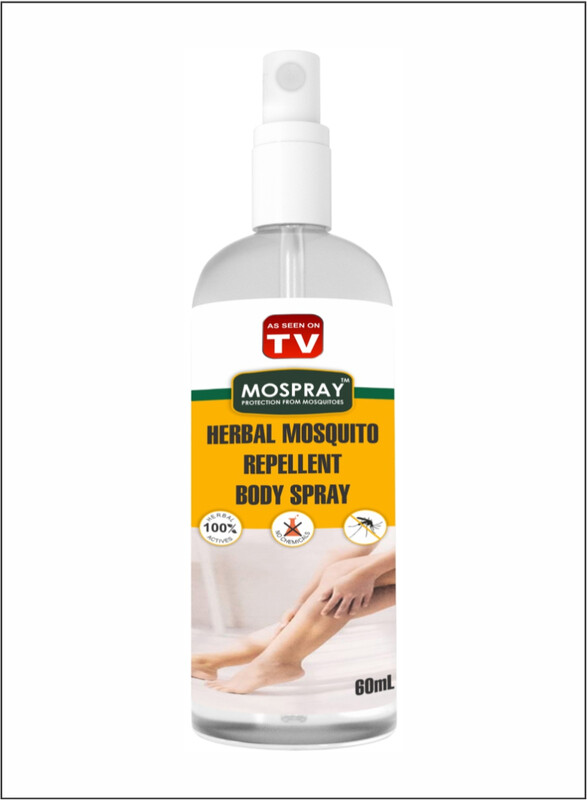 

AS SEEN ON TV Stay Bite-Free with Mospray - The Herbal Mosquito Spray You Can Trust