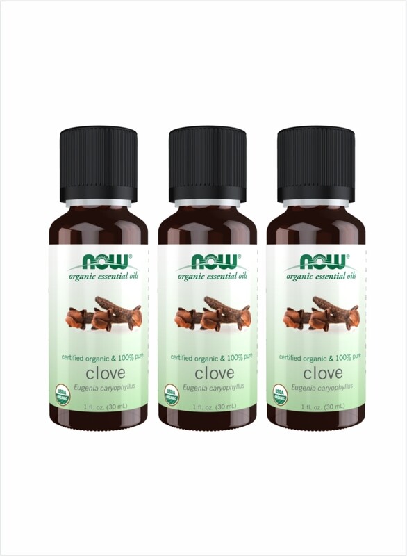 

NOW Clove Essential Oil Pure Organic Warmth, 30ml Pack of 3