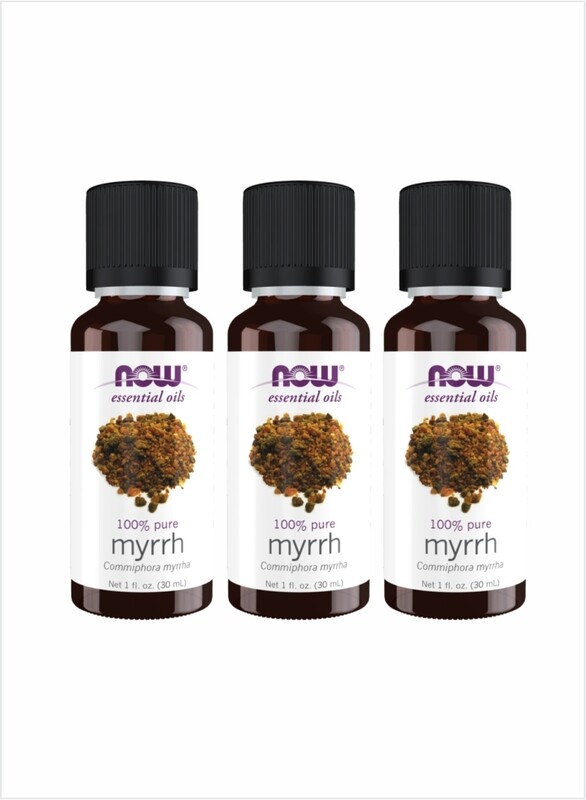 

NOW Essential Oils 100% Pure Myrrh Oil Aromatic & Grounding, 30ml Pack of 3