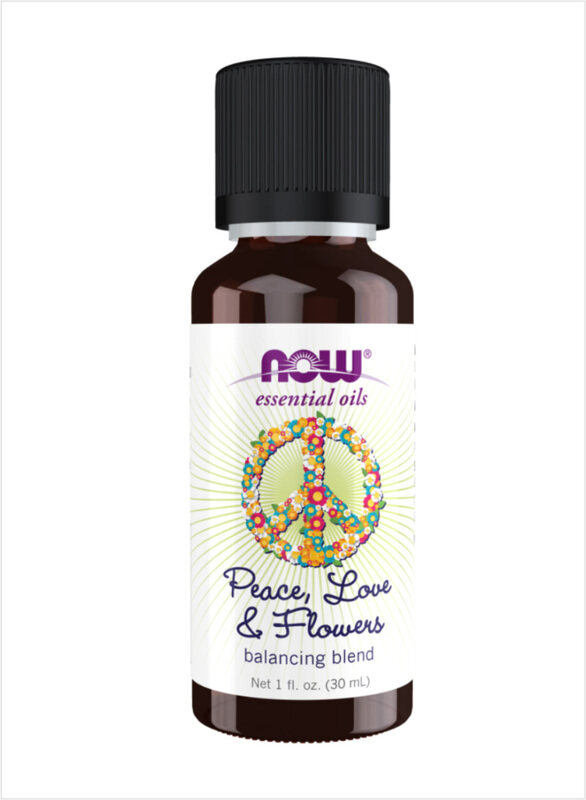 

NOW Essential Oils Peace, Love & Flowers Blend Calming & Uplifting, 30ml