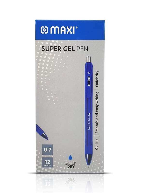 

Generic 12-Piece Gel Pen 0.7mm Tip Blue Ink