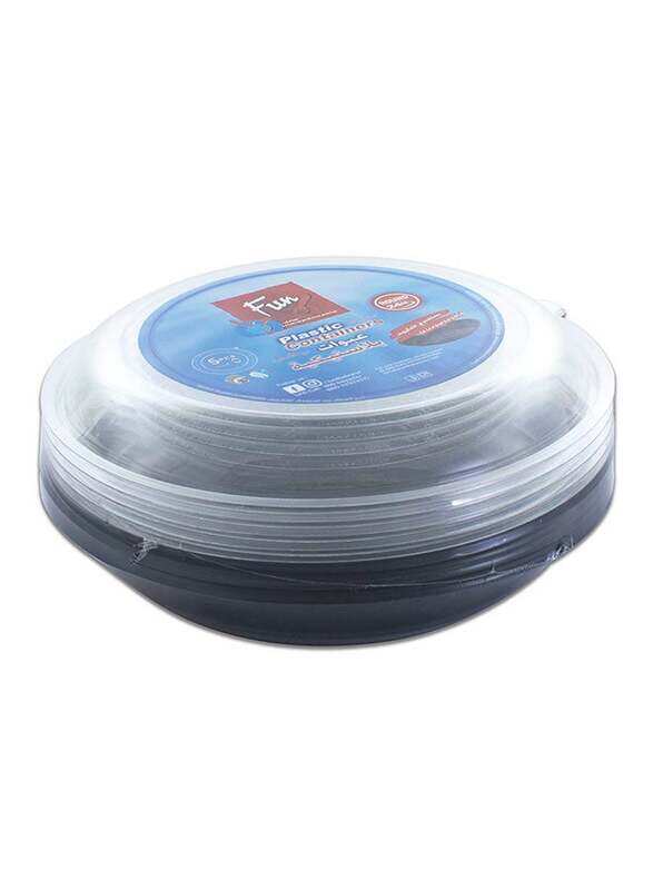 

Pack Of 5 Multipurpose Round Container With Lids Black