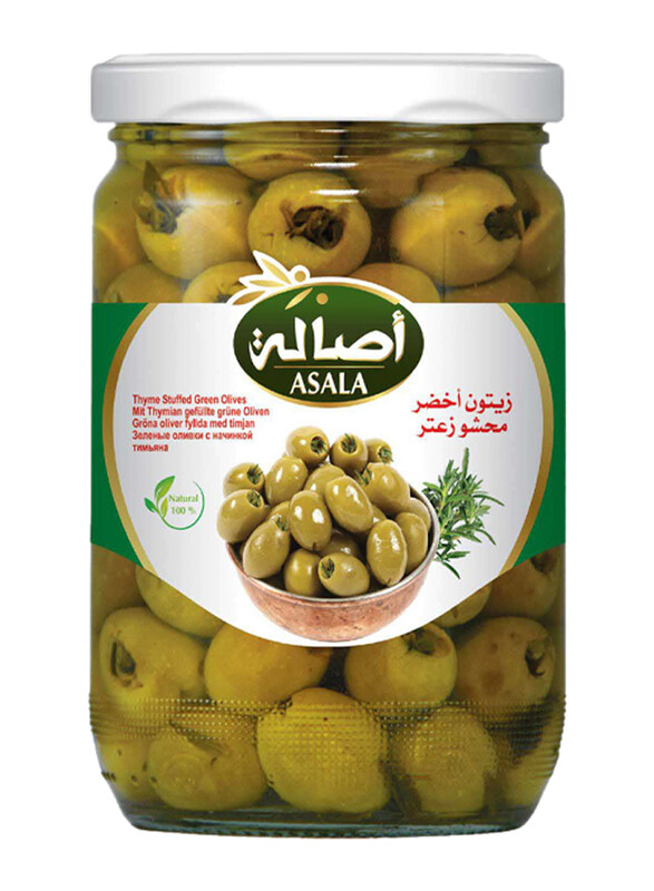 

Asala Green Olive Stuffed with Thyme, 400g