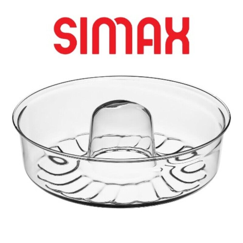 

Simax 2L Crown Cake Baking Dish - High-Quality Borosilicate Glass, Temperature-Resistant, Microwave & Dishwasher Safe