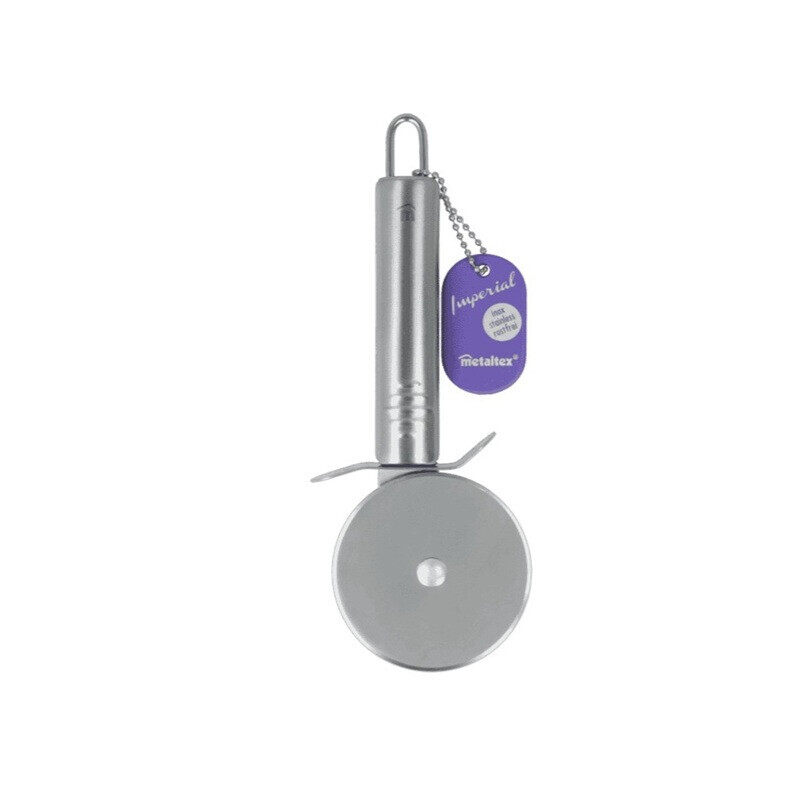 

Metaltex Imperial Pizza Cutter 67mm - Stainless Steel Blade with Ergonomic Handle, Beginner Series