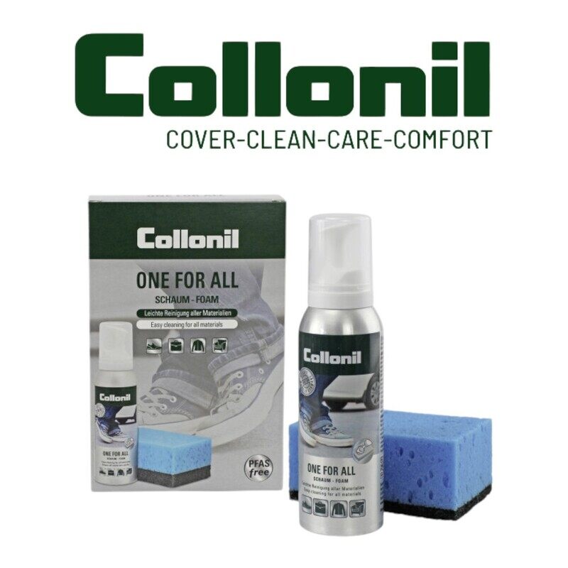 

Collonil Carbon Lab One For All Foam Shoe Cleaning and Sponge Set - 125ml - For All Materials