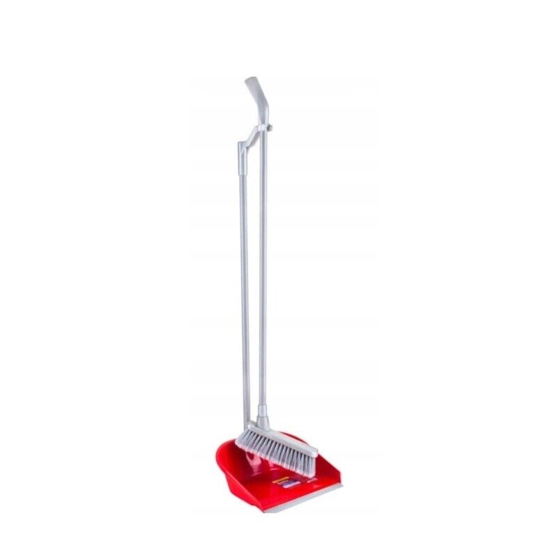 

Tonkita Long Handled Dustpan with Broom - Effortless Dust Collection and Versatile Cleaning Solution