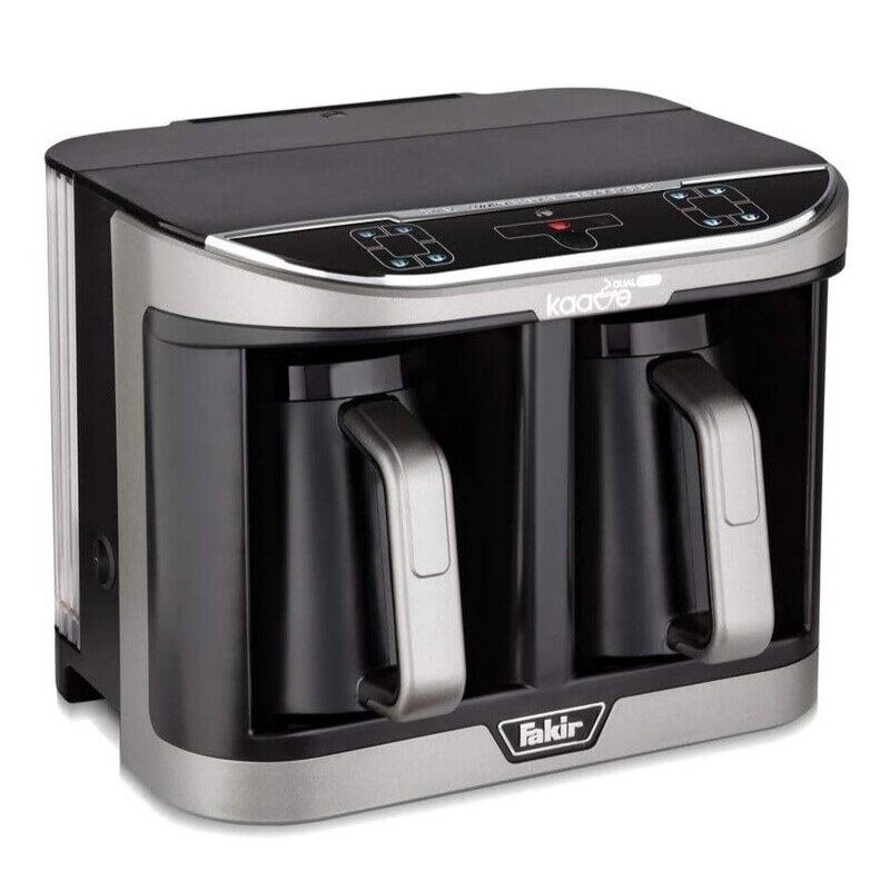 

Fakir Kaave Dual Pro Turkish Coffee Machine - Anthracite, 8-Cup Capacity, Touch Control with Luminasense Technology